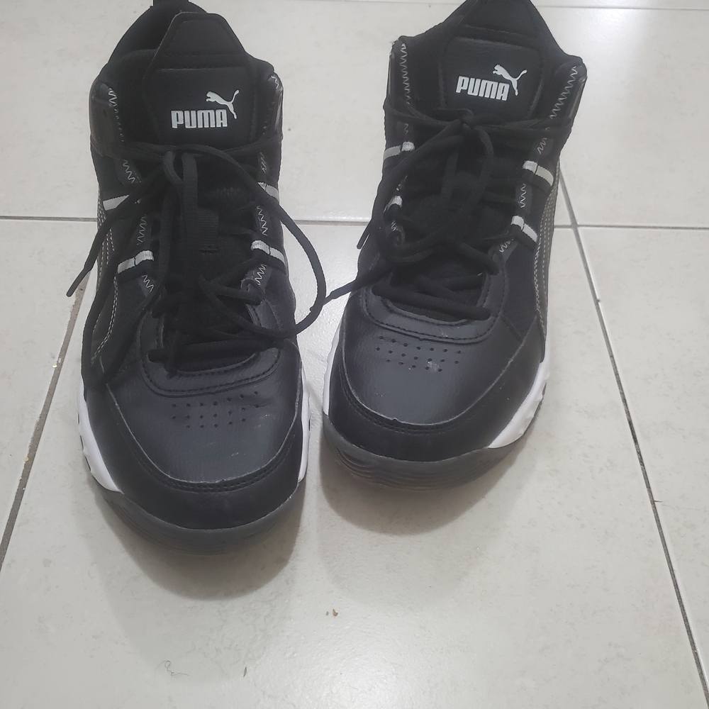 Puma Dual-Tone High-Top Sneakers